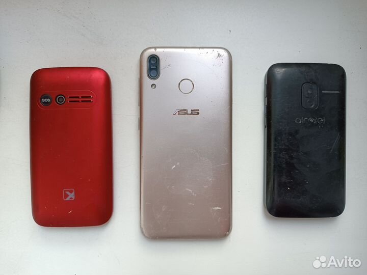 Телефоны alcatel, texet, asus +планшет samsung