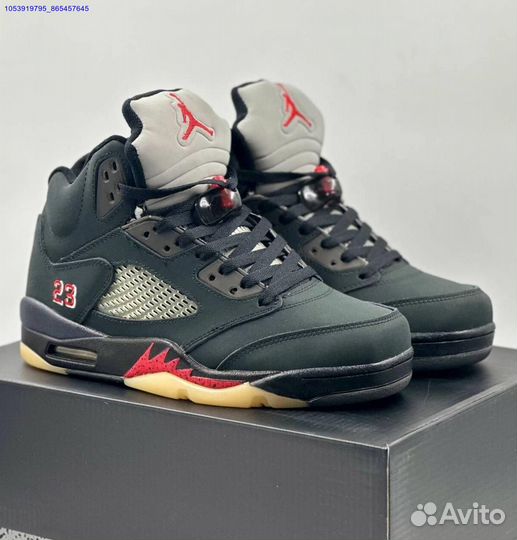 Кроссовки Nike air Jordan 5 gore tex off noir