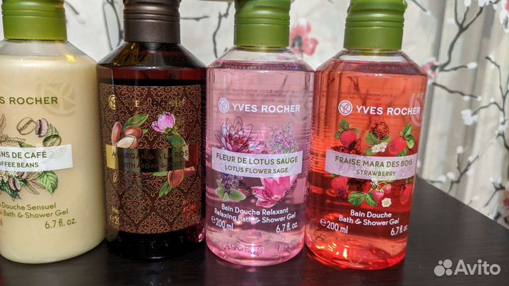 Гели для душа Yves Rocher