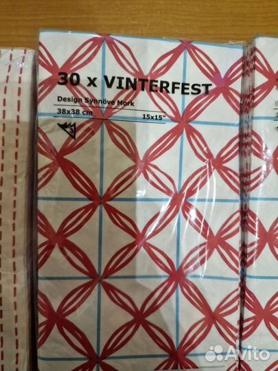 Салфетки IKEA. Трафарет кулинарный