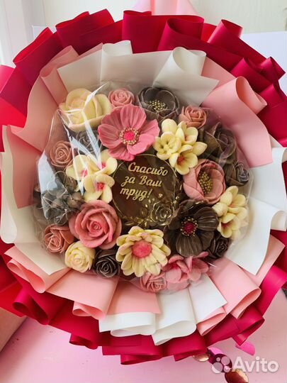 Букеты из шоколада ручной работы