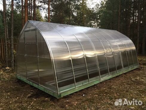 Теплица капелька усиленная. цинк 25х25 шаг 0,65м