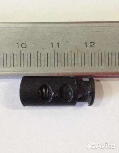 Зажим для шнурка 1000шт. пласт 27005 сс черный