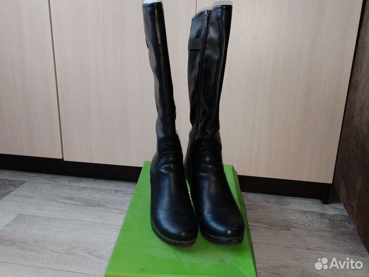 Сапоги весна осень 40р 6полнота