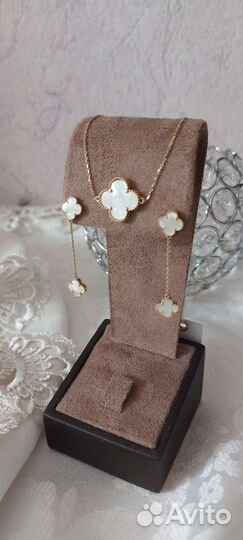 Серьги van cleef
