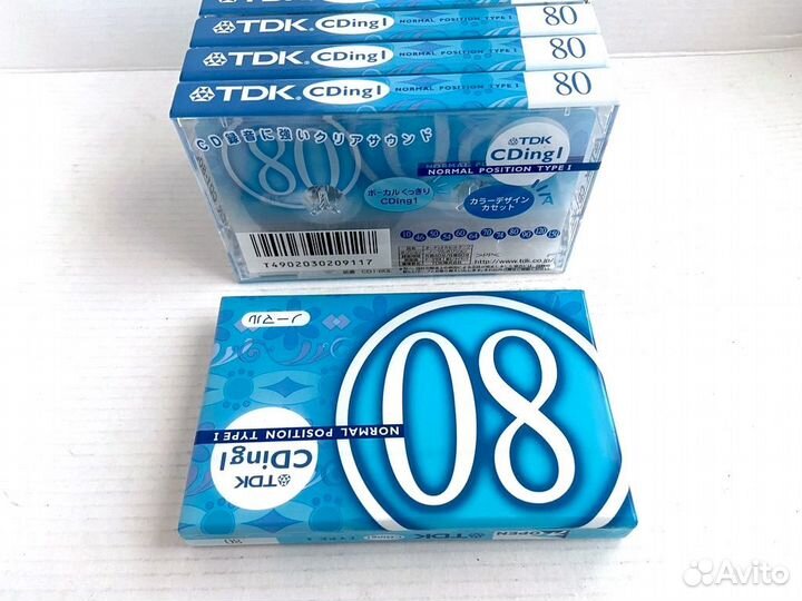 Аудиокассеты кассеты TDK CDing I 80 - 2000 г