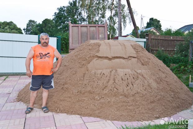 1 куб песка