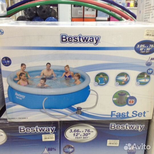 Бассейн каркасный и надувной новый в наличии