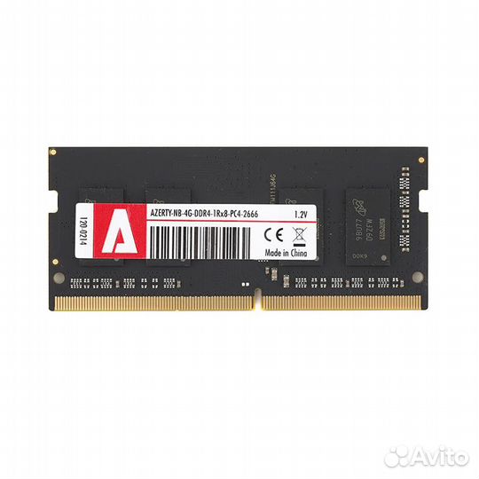 Модуль памяти sodimm 4 Gb Azerty DDR4 2666мгц