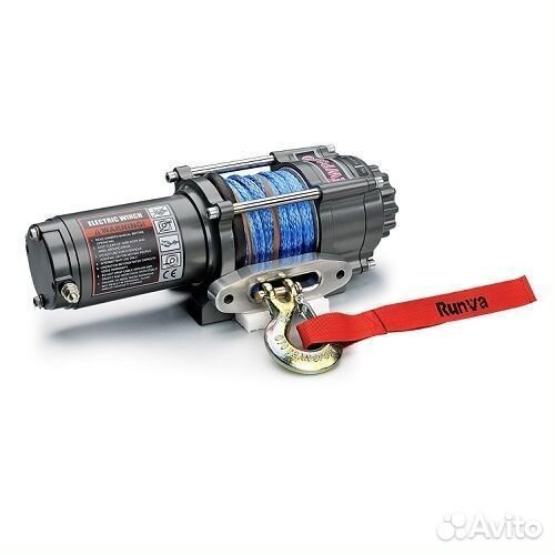 Лебедка 12V Runva 3500A синт.трос (ATV)