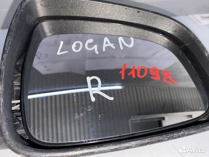 Зеркальный элемент правый Renault Logan LS0 2011