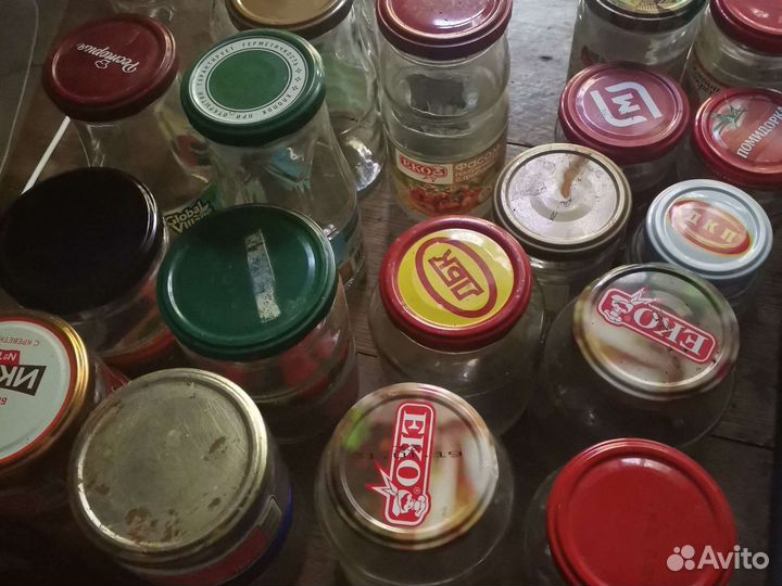 Банки стеклянные 0.2 - 0.5 л для солений