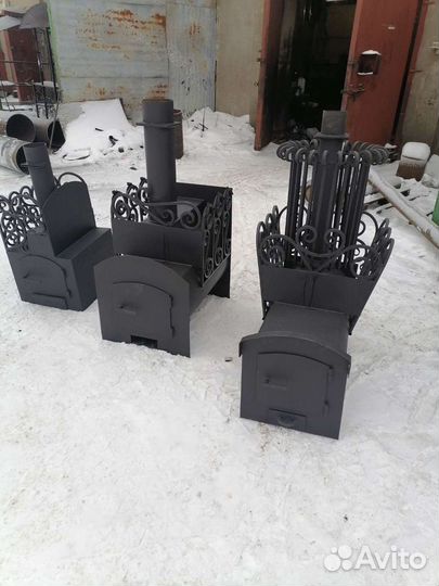 Супер печь для бани на 3 комнаты