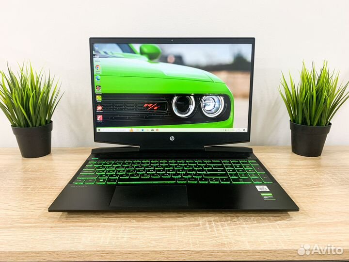 Игровой ноутбук HP Core i5-10Th/GTX 1650/16Gb/SSD