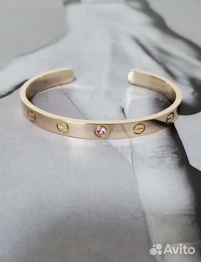 Золотой браслет Cartier 24.1 гр 0.1 ct