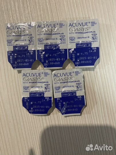 Линзы контактные acuvue oasys двухнедельные