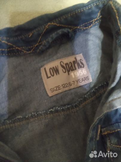 Джинсовая рубашка для мальчика 122