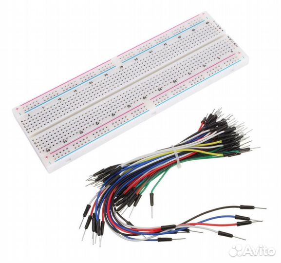 Набор проводов 65 шт и макетная плата MB-102