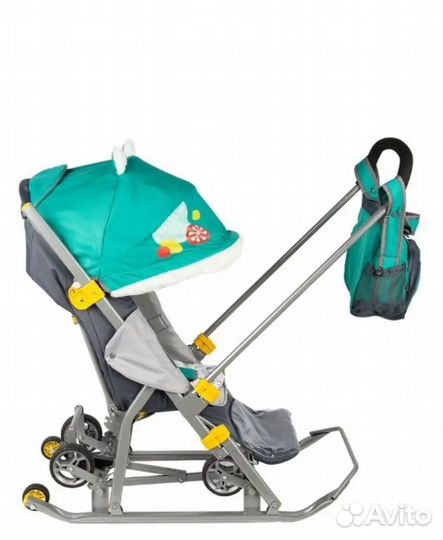 Санки коляска ника kids