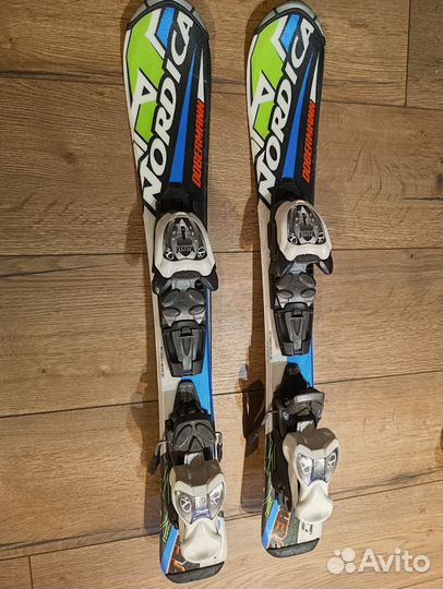 Горные лыжи детские 70 с ботинками 17.0