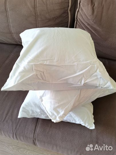 Новые пуховые подушки 35х35см