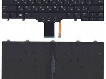 Клавиатура Dell Latitude E7250 черная без рамки