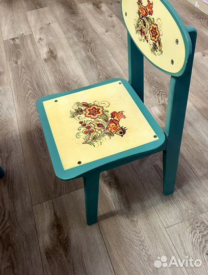 Детский столик и стульчик