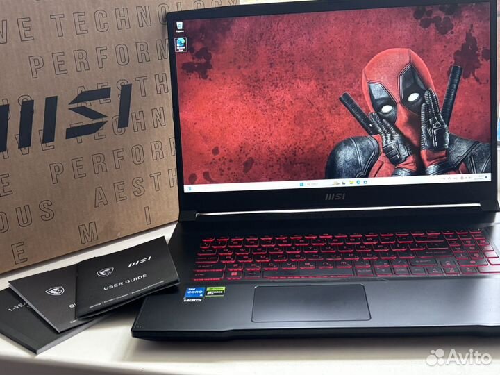 Мощный игровой ноутбук MSI Katana