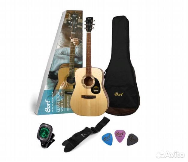 Cort CAP-810-OP - акустическая гитара + аксессуары