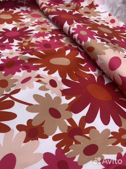 Отрез ткани СССР хлопок, ситец, интерлок