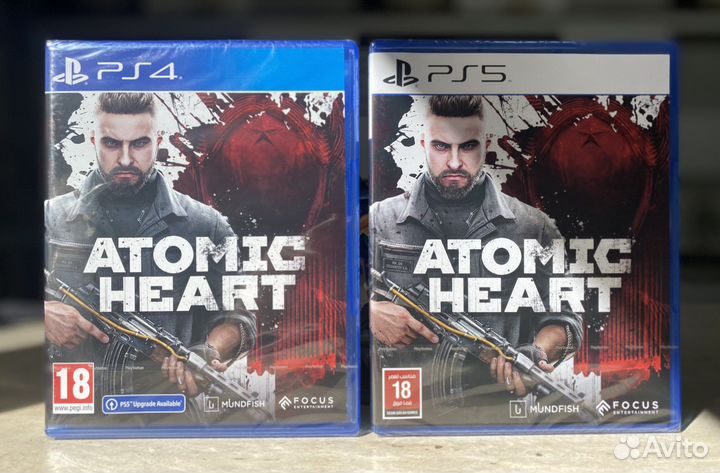 Диск Atomic Heart (Новый) Sony PS4 / PS5