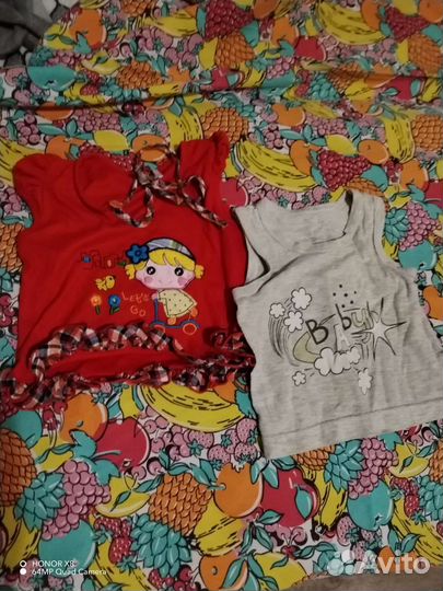 Детская одежда для девочек 74 80 86