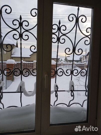 Решётка кованая на окно бу