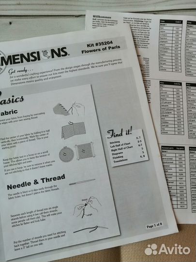 Вышивка крестом набор dimensions забронирован