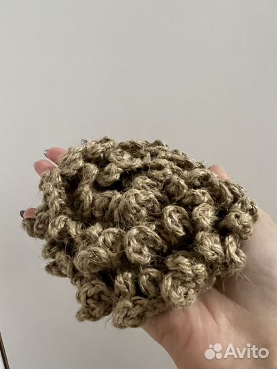 Эко мочалка скрабер ручной работы