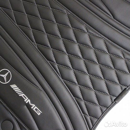Коврики из полиуретановой кожи AMG Mercedes