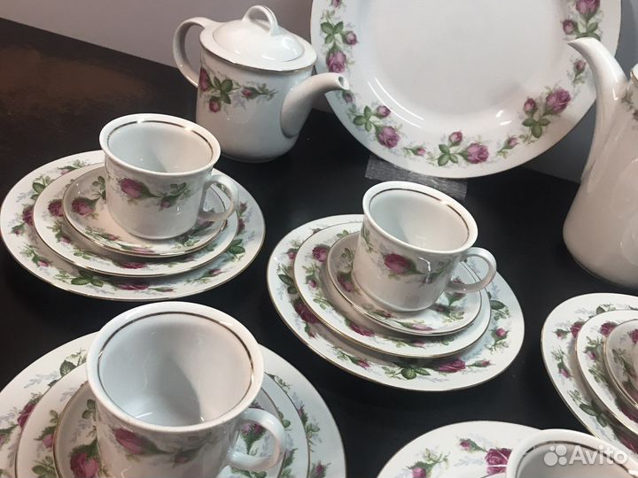 Чайный сервиз Jlmenau с розами(Германия)