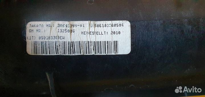 Подушка безопасности пассажира Opel Meriva B 2010