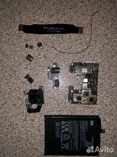 Запчасти xiaomi redmi note 9 pro