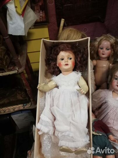 Антикварные коллекционные куклы большие