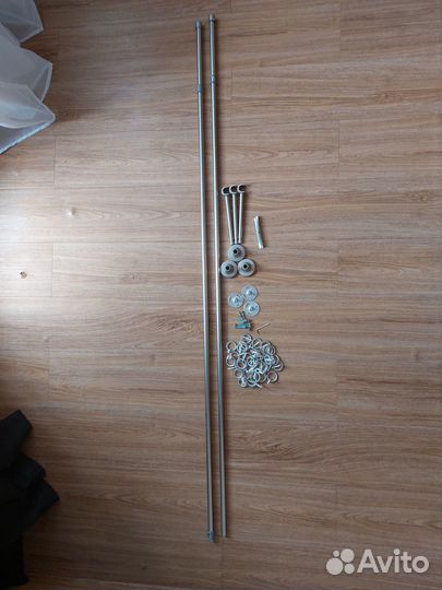 Гардина (карниз) настенная 3200мм металлическая