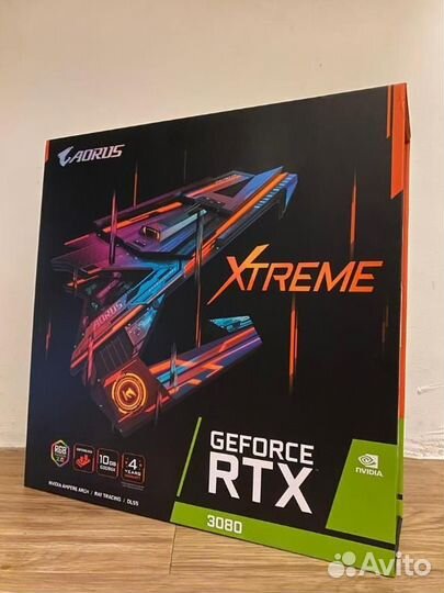 Видеокарта gigabyte GeForce RTX 3080 10 gb Aorus x