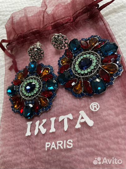 Серьги бижутерия франция