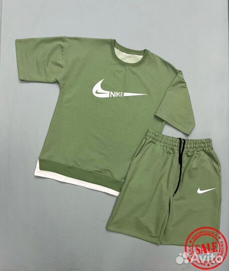 Спортивный костюм nike (футболка+шорты)