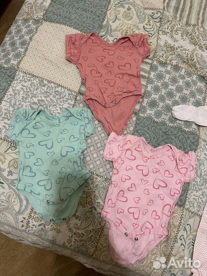 Детские вещи пакетом на девочку 50 - 68