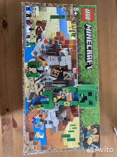 Lego minecraft 21155 шахта крипера