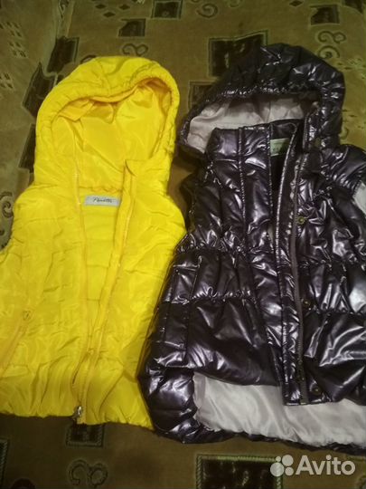 Куртки,пальто,безрукавки,ветровки,полукомби.1-6лет