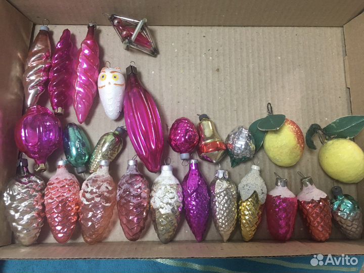 Ёлочные от 50р СССР новогодние игрушки