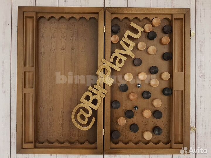 Нарды Мишки, патина, бук