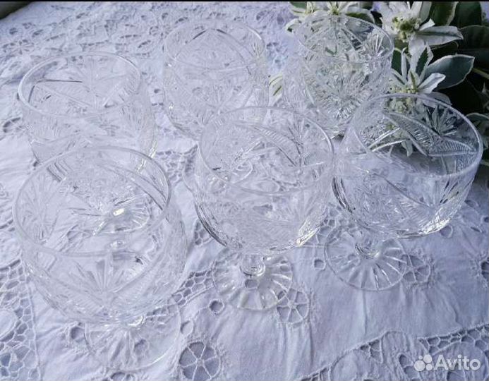 Хрустальные фужеры. СССР